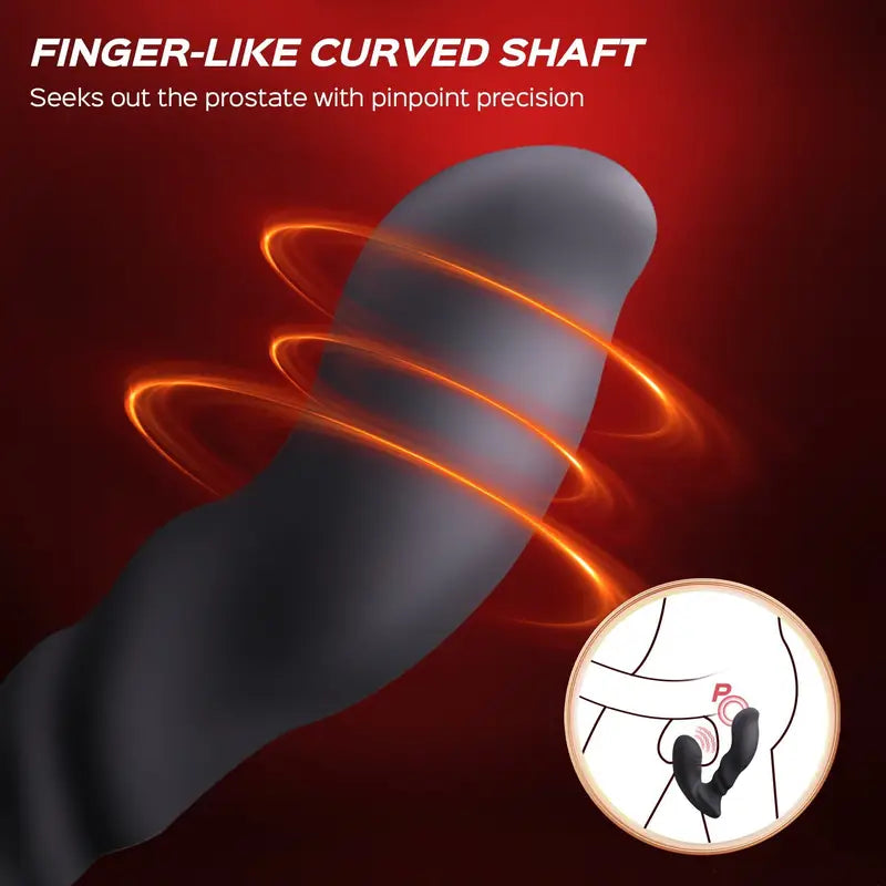 Wiggle Vibrating Motion Prostate Massager Kingsley Anal Plug Vibrator