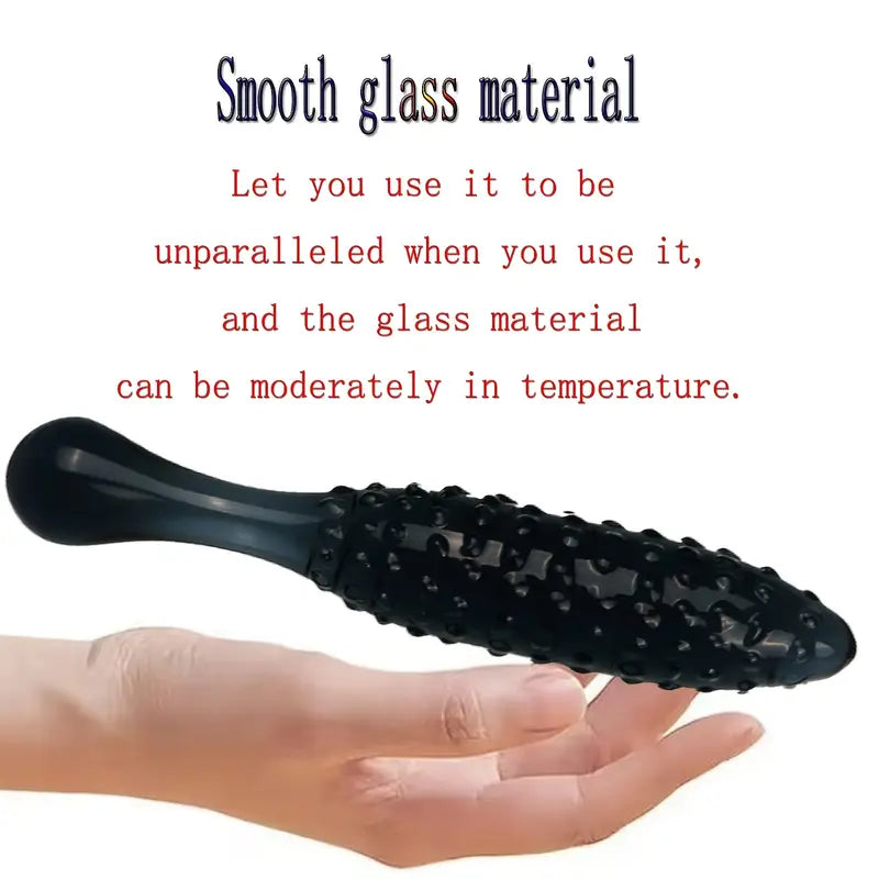 Glass Anal Plug Crystal Dildo Penis Butt Plug Wand Penis Anal Play Stimulator