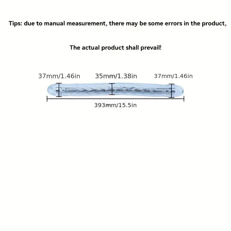 Dual-Ended Dildo Anal Plug Flexible Design Hand Washable Anal Toy