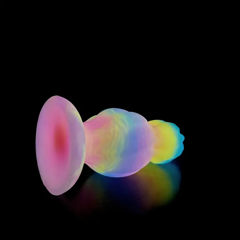 Colorful Luminous Silicone Toy Adult Anal Plug Sex Toy Suitable For Men