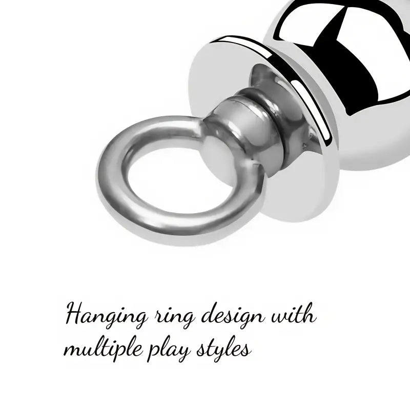 Metal Detachable Sling Ring Handheld Anal Plug Anal Sex Toy