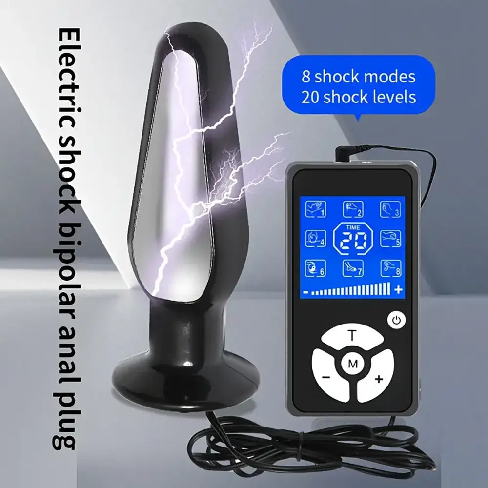 Intimate Massage 20 Speed Levels Uncharged Power Electric Anal Plug