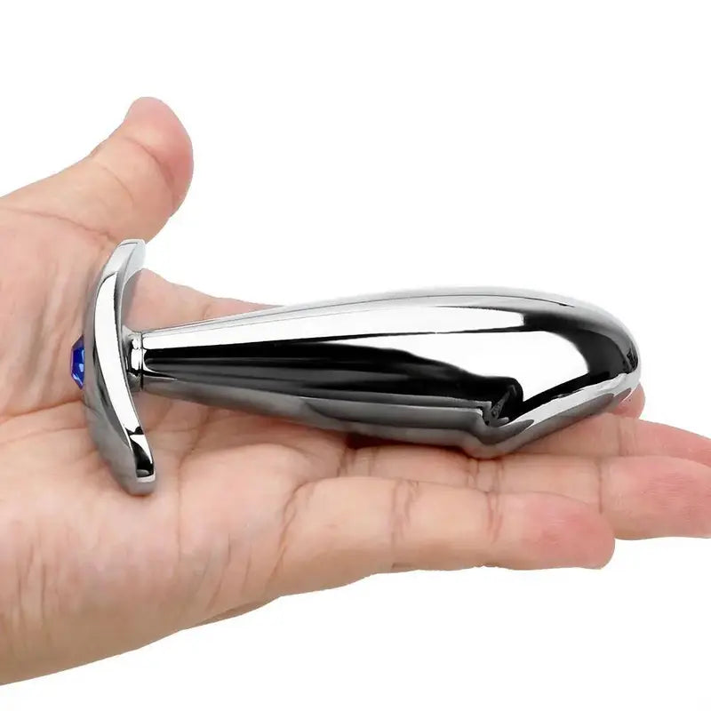 Mini Metal Stainless Steel Smooth Steel Butt Tail Female/Male Dildo Sex Toy