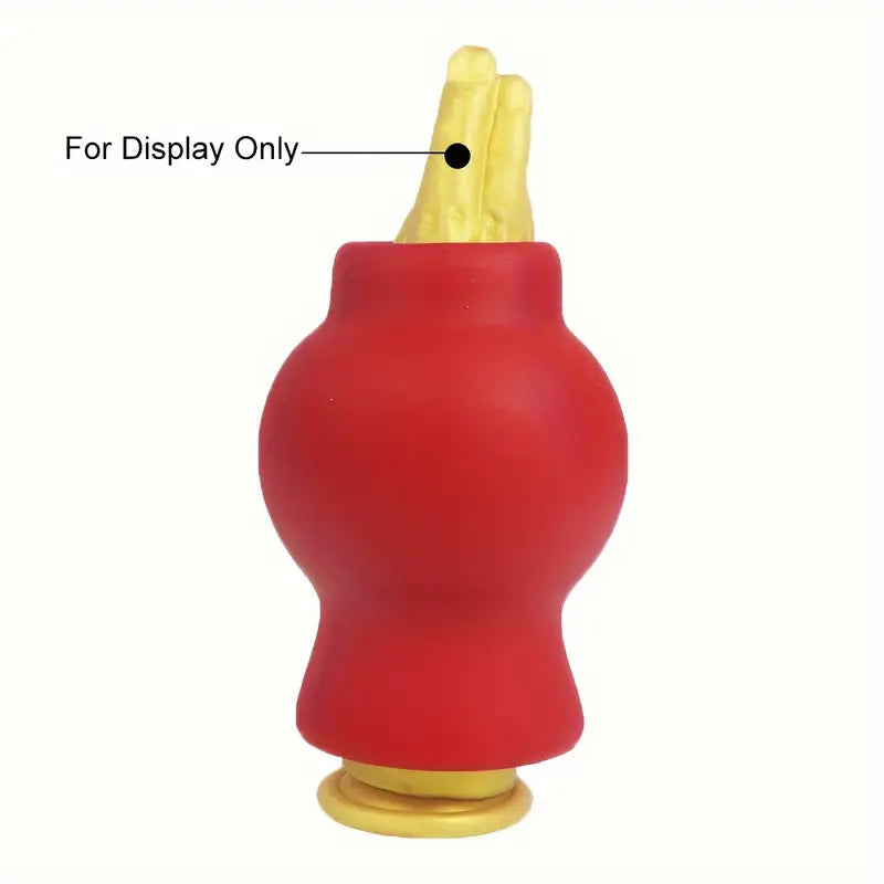 Silicone Enema Anal Vaginal Dilator Soft Hollow Prostate Massage Sex Toy