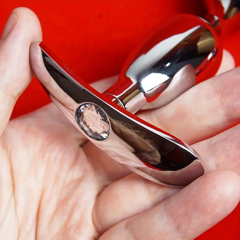 Metal Anal Plug Dildo Aluminum Alloy Anus Ass Butt Plug Trainer Dilator