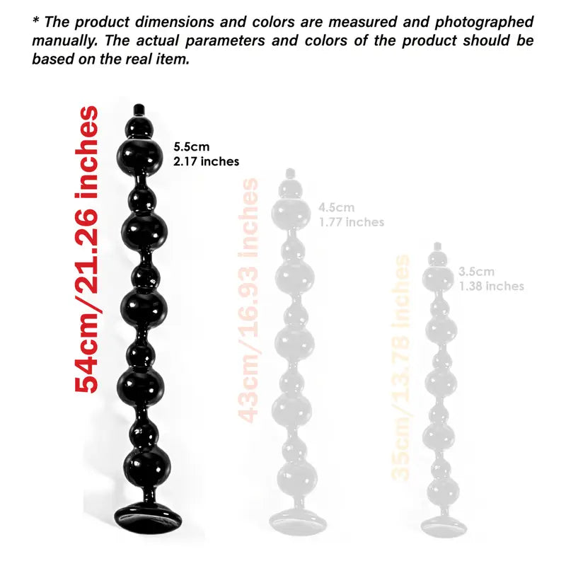 Extra-Large 20" Prostate Massage Beads Versatile Pleasure Toy For Men