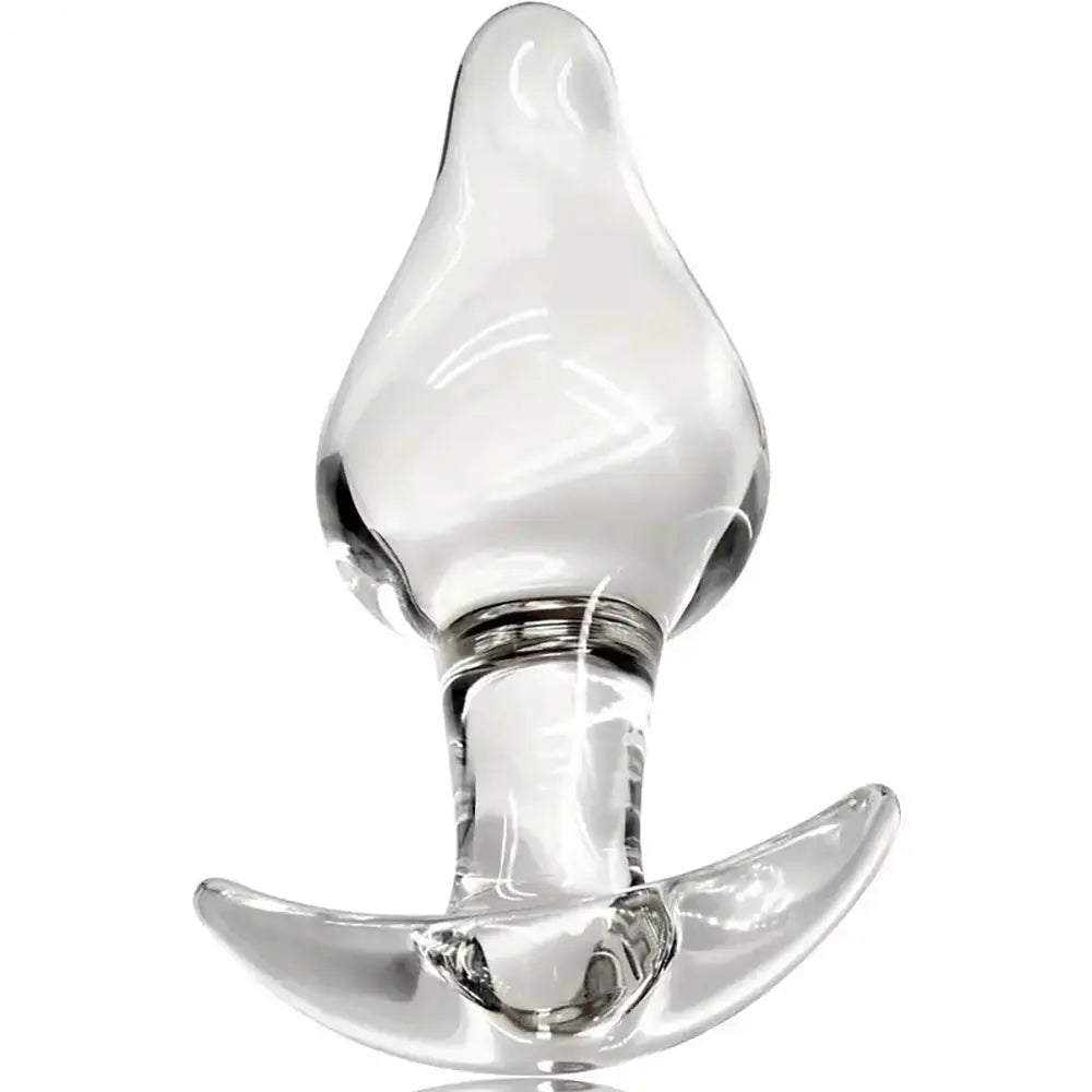 Crystal Glass Large Butt Plug Anal Trainer Bum Plug Anal Expander