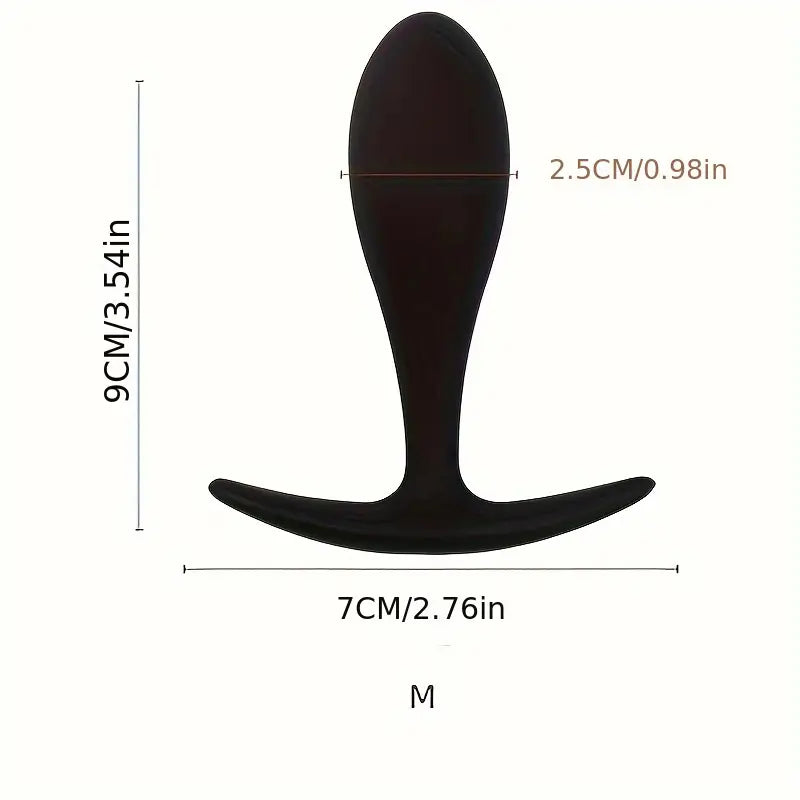 Silicone Water Drop Anal Plug Hand Washable Novelty Butt Plug