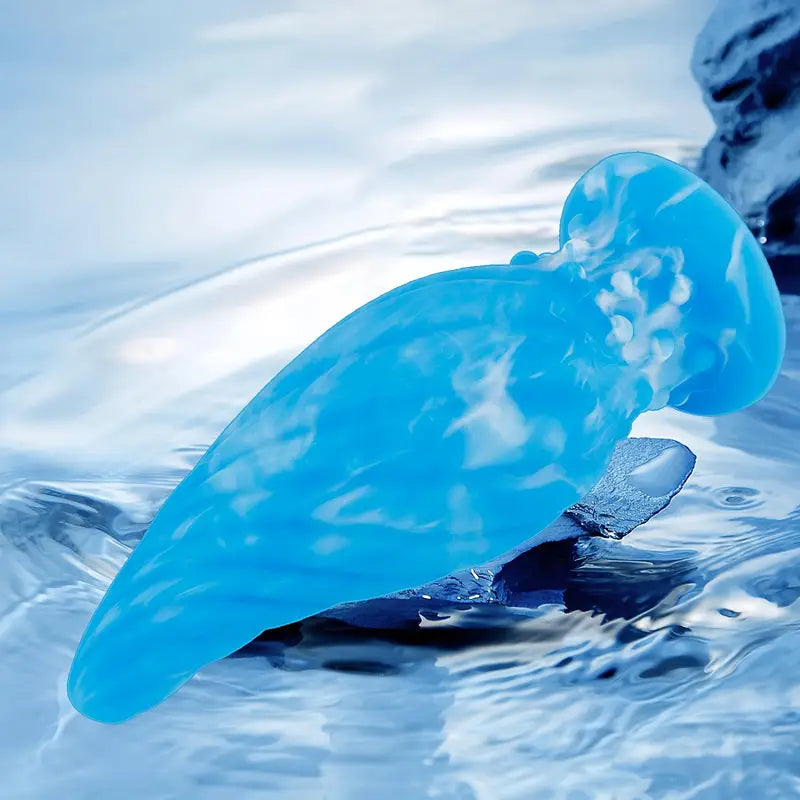 Liquid Silicone Anal Plug With Textured Stimulation Bumps For Secure Grip