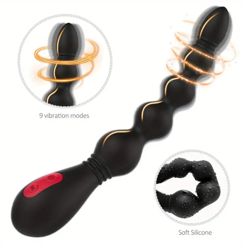Prostate Vibrating Massager Vibrate Anal Vibrator 9 Vibration Patterns