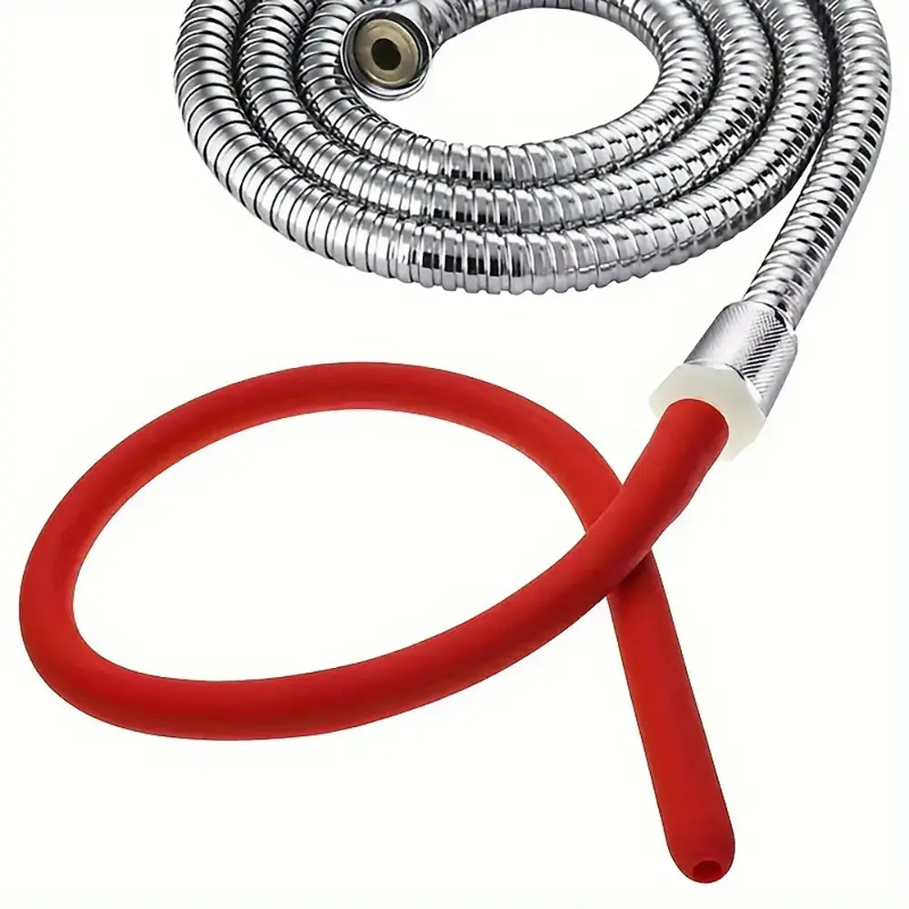 2pcs/Set Butt Plug Silicone Enema Irrigator Soft Bendable Anal Plug