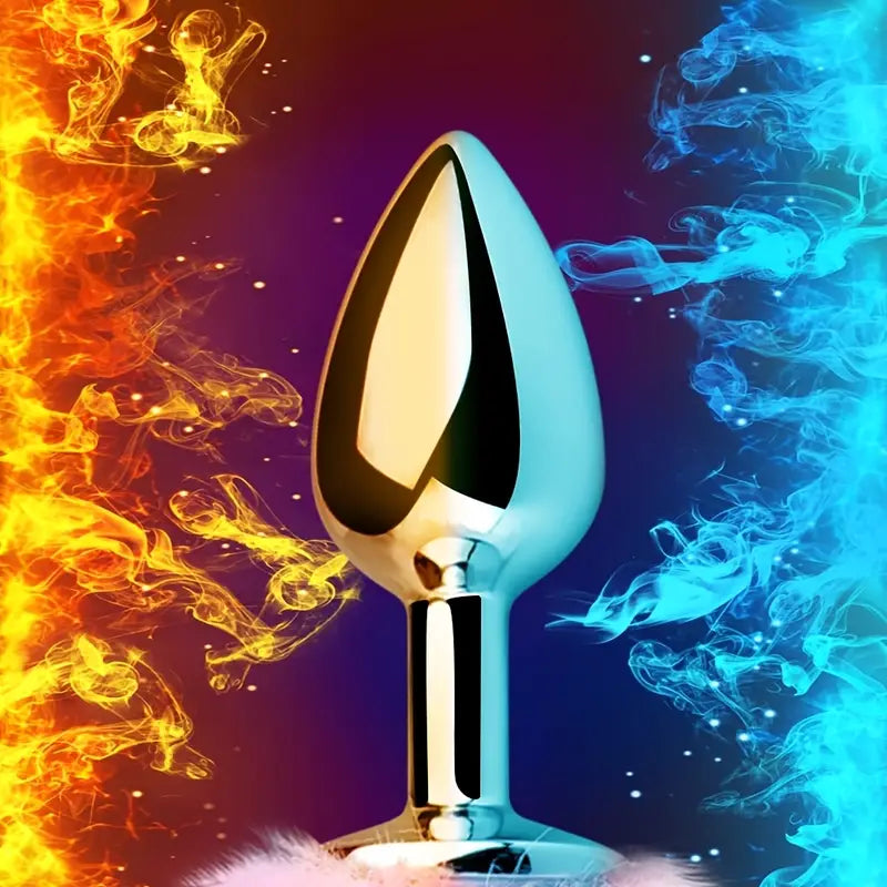 Variational Changeable Lighting Long Fox Tail Cosplay Fox Tail Anal Plug