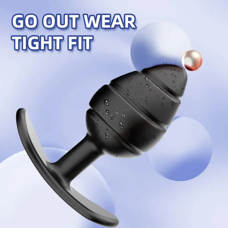Silicone Anal Bead Plug Flared Base Prostate Toy For Men Couples Adults