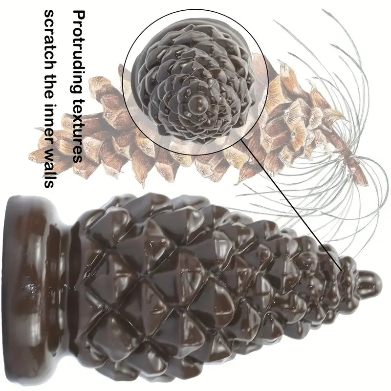2 Models Pine Cone Shaped Thick Anal Plug For Anal Love Sex Toy