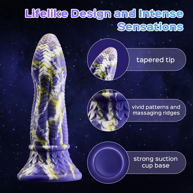 Thick Big Monster Dildo Silicone Fantasy Dragon Dildo With Suction Cup