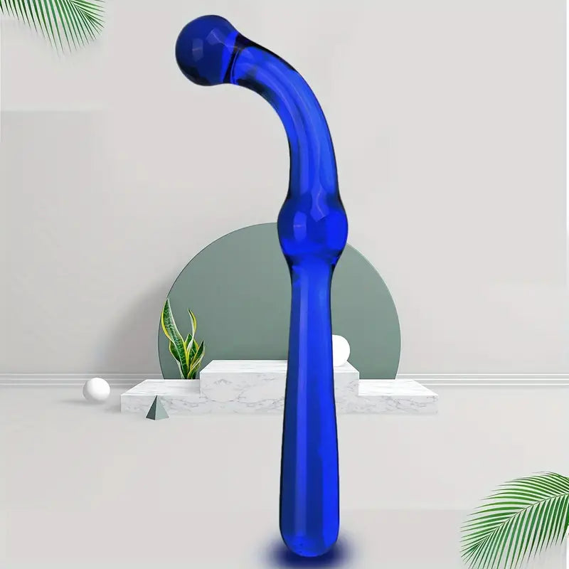 Premium Glass G-Spot Wand 7.6" Anal Prostate Massager Adult Sex Toy