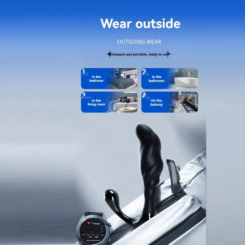 Silicone Prostate Trainer Anal Plug Hand Washable Solid Color For G Spot