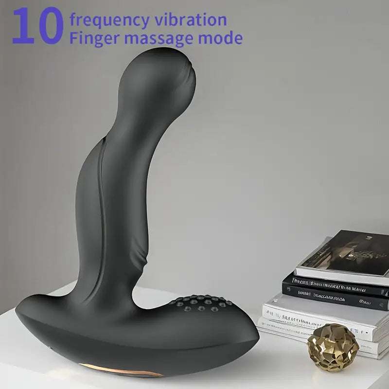 Vibrating Anal Plug G-Spot Stimulator Prostate Massager Buckle Male Toy