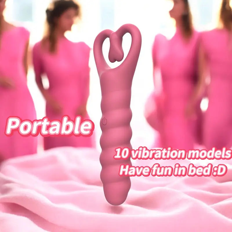Pink Devil 3-Speed + 7 Vibration Modes Teasing Anal Plug Massager