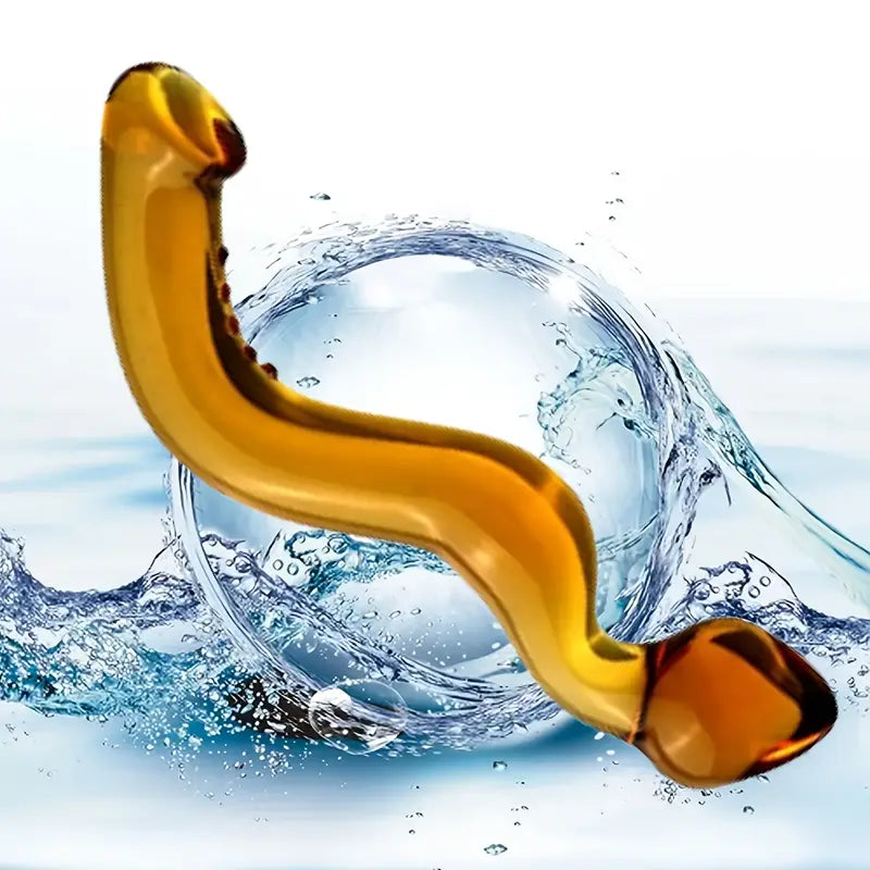 7.87in Double Ended Glass Dildo Crystal Penis Crystal Realistic Dildo