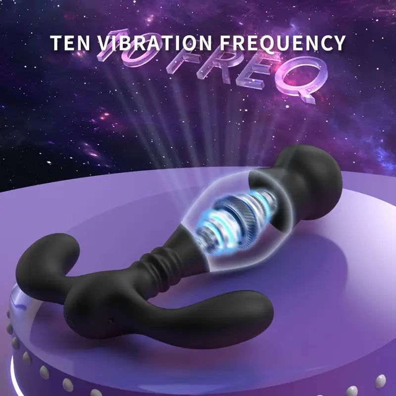 Rechargeable Silicone Prostate Massager G-Spot Vibrator For Couples Flirting