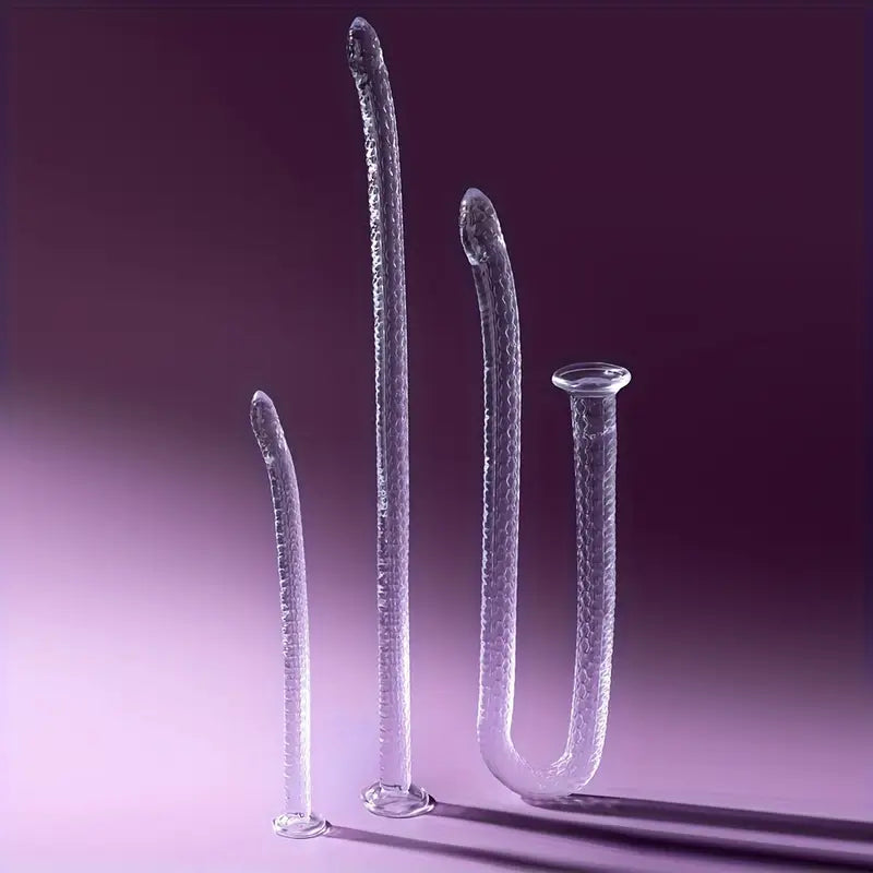 17.7in 29.52in 39.37in Dragon Whip Anal Stump Long Snake Scales Hip Dildo