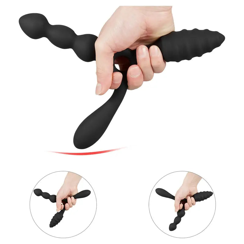 3 In 1 Butt Plug Training Set Tapered Designs For Easy Insertion Silicone