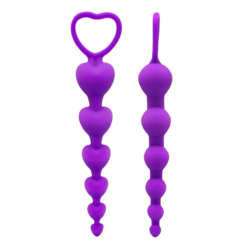 7.87inch Silicone Anal Beads Prostate Stimulator Ball Butt Plug Adult Toy