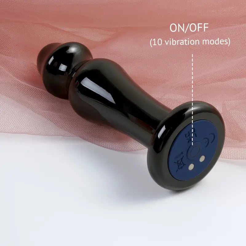 10 Frequency Vibration Anal Plug Dilation Vestibular Masturbation Device