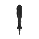 Black ABS Anal Plug Sm Bead Wand Adult Toy Curved Design For Stimulation