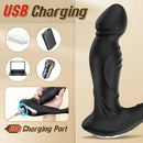 Wiggling Vibrator Anal Sex Toy Swing Thrusting Male Vibrator With Cock Ring