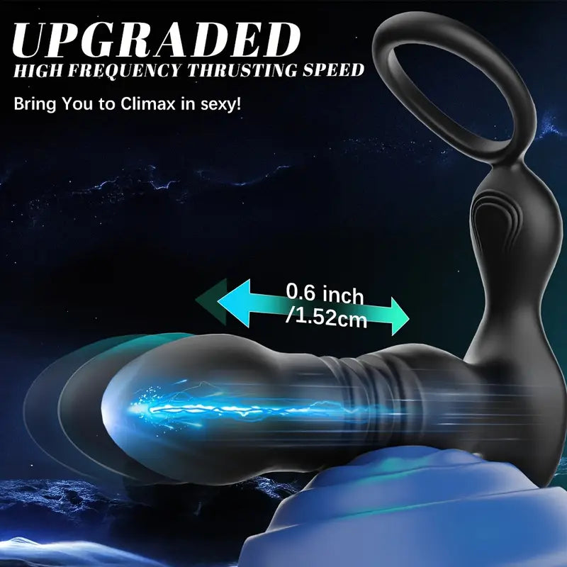 Vibrating Prostate Anal Stimulation 7 Insertion Vibration Modes Anal Plug