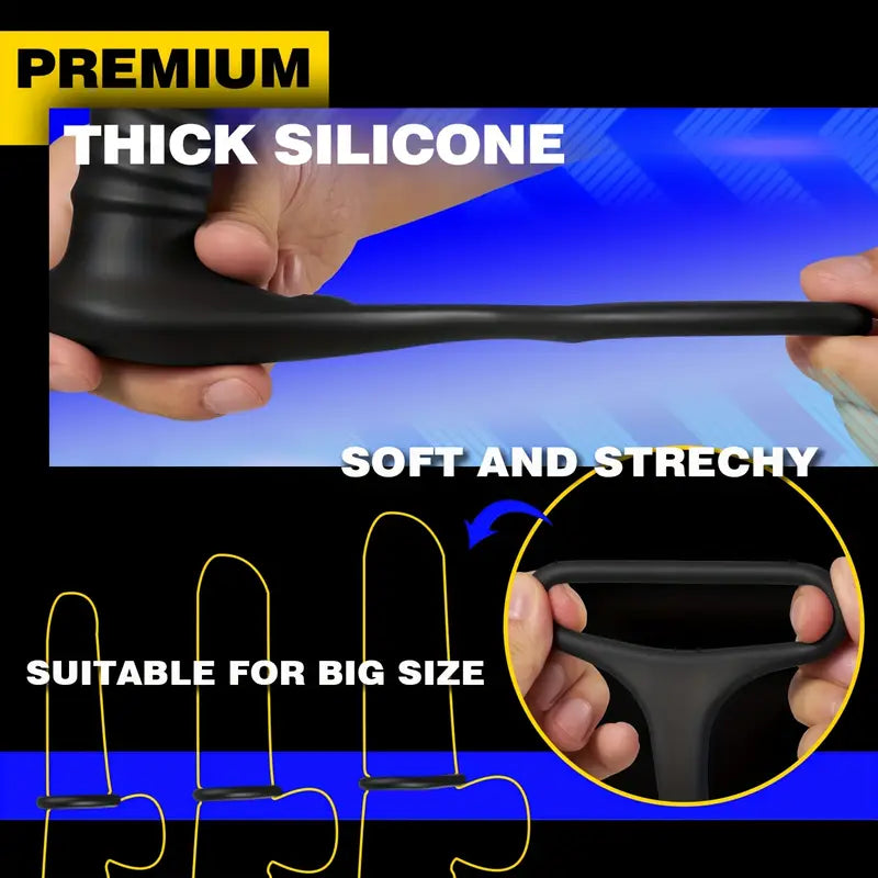 Thrusting Anal Vibrator 3*10 Vibrating&Telescopic Prostate Massager Dildo