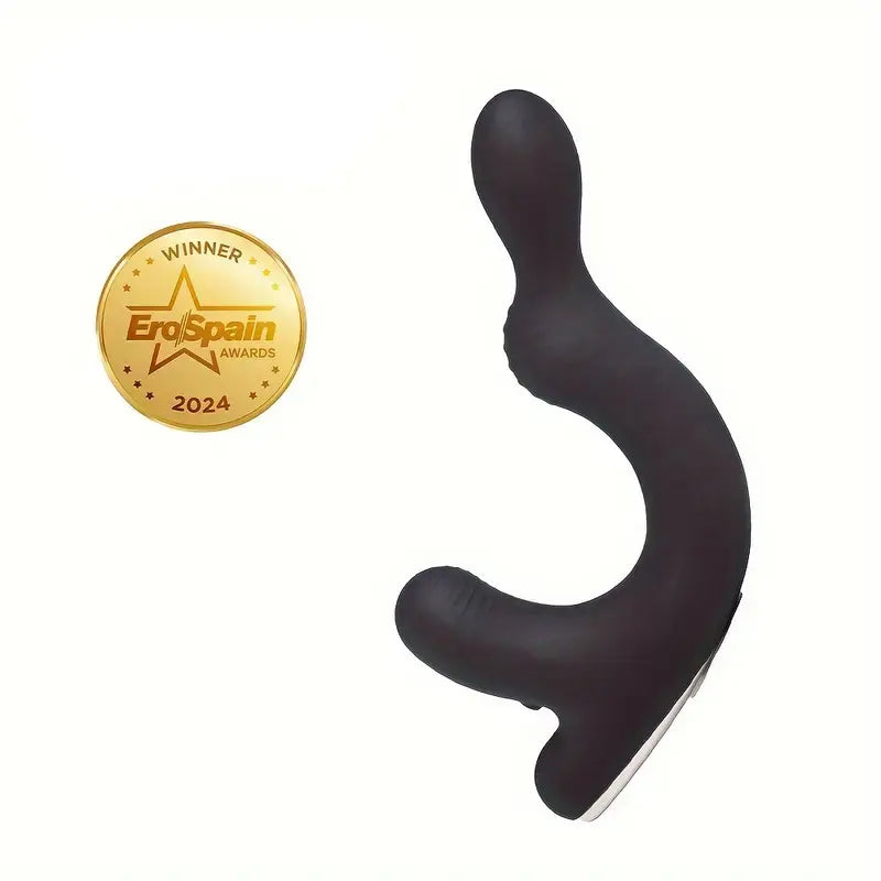 Ring-like Scrotum Holder Rocky With 9 Energetic Vibrating P-spot Butt Ring-like Scrotum Holder Rocky With 9 Energetic Vibrating P-spot Butt
