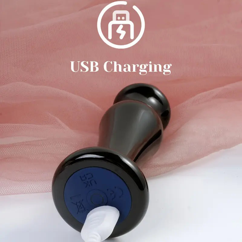 10 Frequency Vibration Anal Plug Dilation Vestibular Masturbation Device