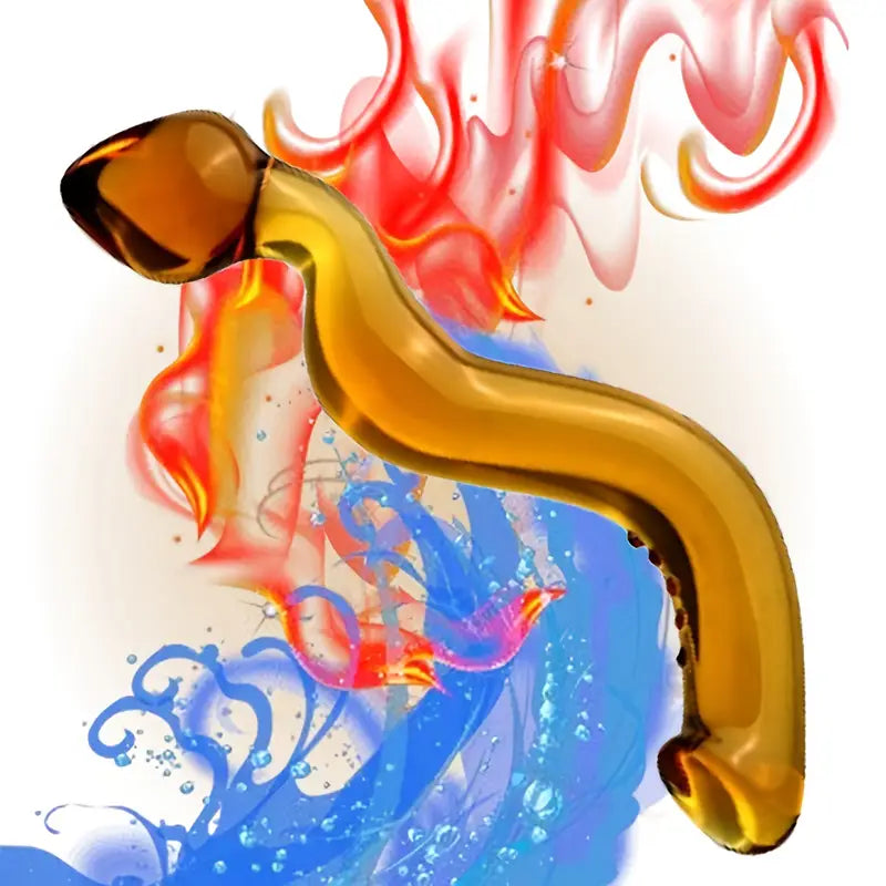 7.87in Double Ended Glass Dildo Crystal Penis Crystal Realistic Dildo