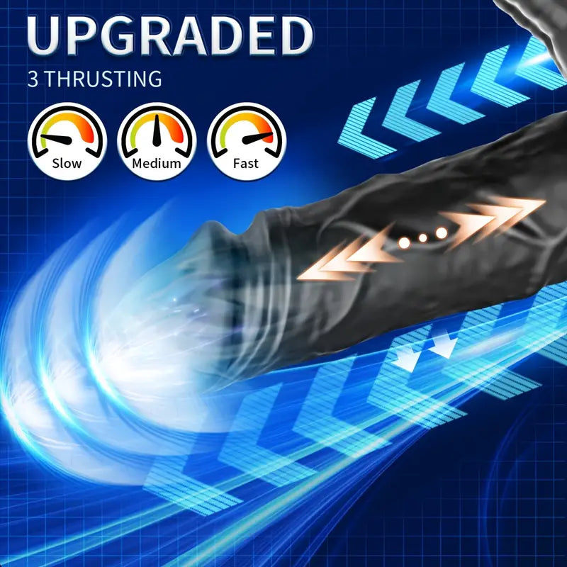 Inflatable Anal Vibrator With 3 Expanding 10 Vibratin Heating Butt Plug Sex Toy