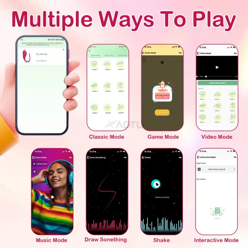 Wearable Panty G Spot Vibrator Long Distance APP Remote Control Vibrator