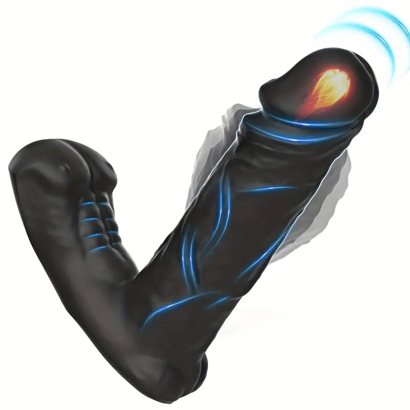 Heated Butt Plug Sex Toy Massager Inflatable Prostate Massager Anal Vibrator