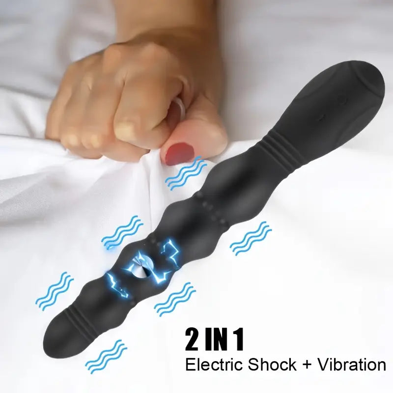 Three Vibration Motors Strong Earthquake Rechargeable Anal Plug Vibrator