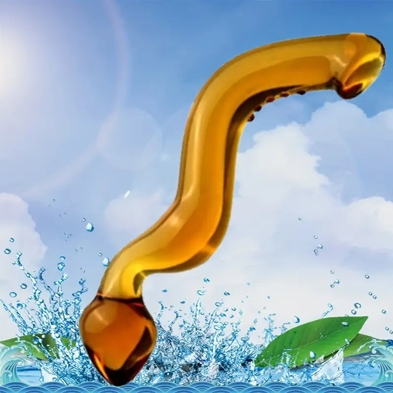 7.87in Double Ended Glass Dildo Crystal Penis Crystal Realistic Dildo