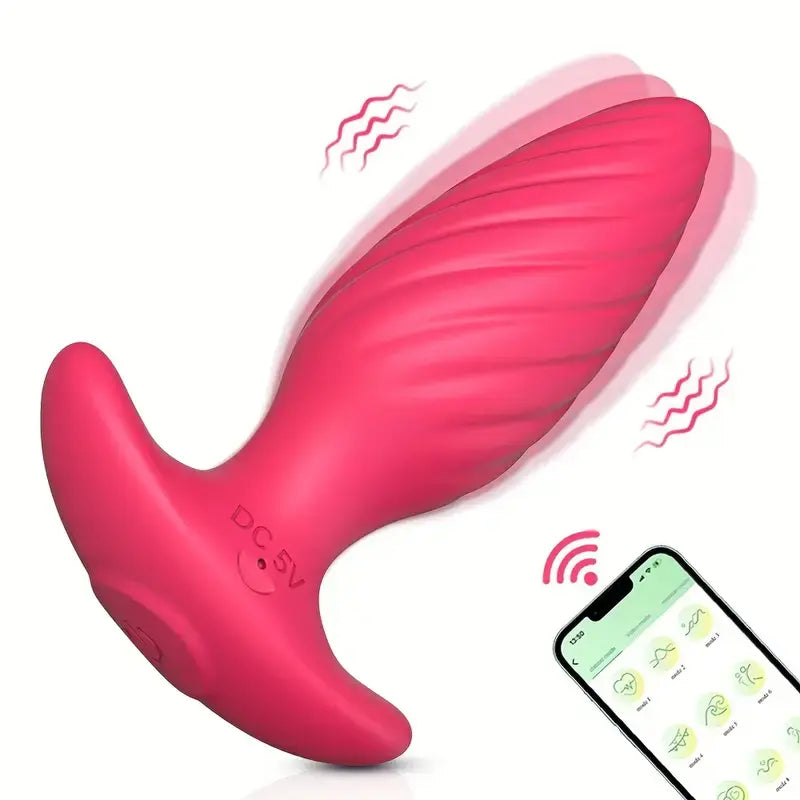 Thrusting Sex Toy Anal Plug Vibrating Butt Plug G Spot Prostate Vibrator