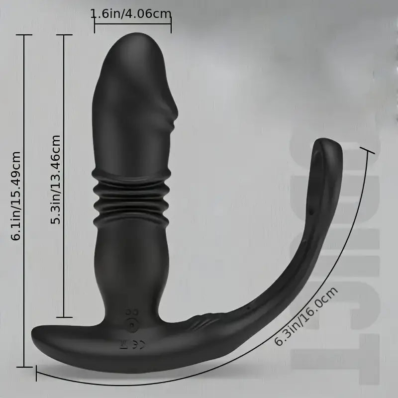 Thrust Anal Vibrator Prostate Massager 2 Vibrator Cock Ring 12 Push Vibrator