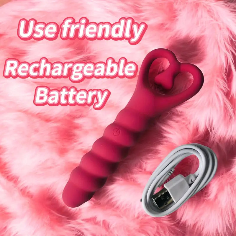 Pink Devil 3-Speed + 7 Vibration Modes Teasing Anal Plug Massager