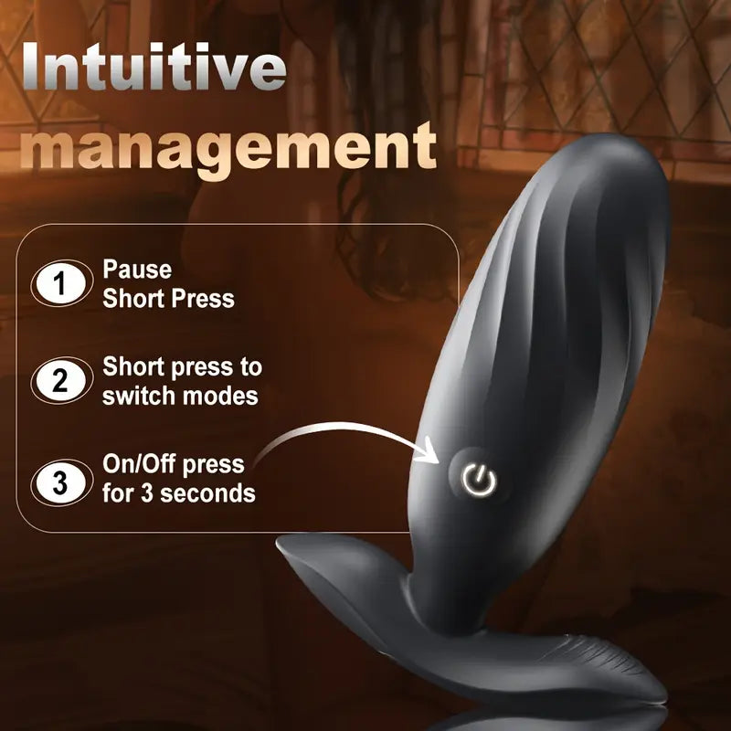 APP Remote Control Anal Vibrator Threaded Stimulation Prostate Massager