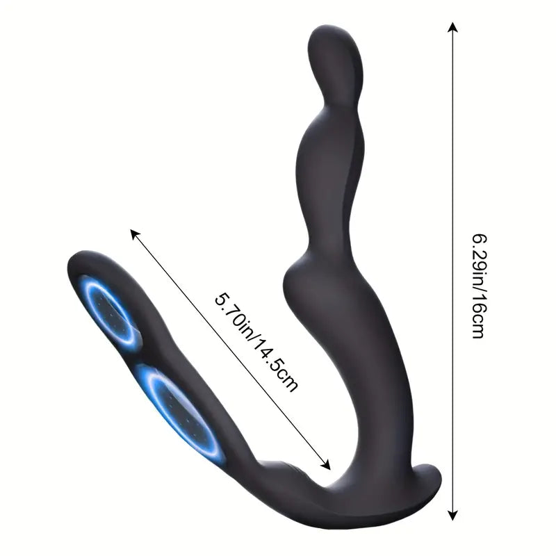 Locking Vibrating Massager Anal Protector Vibrating Retractable Anal Plug