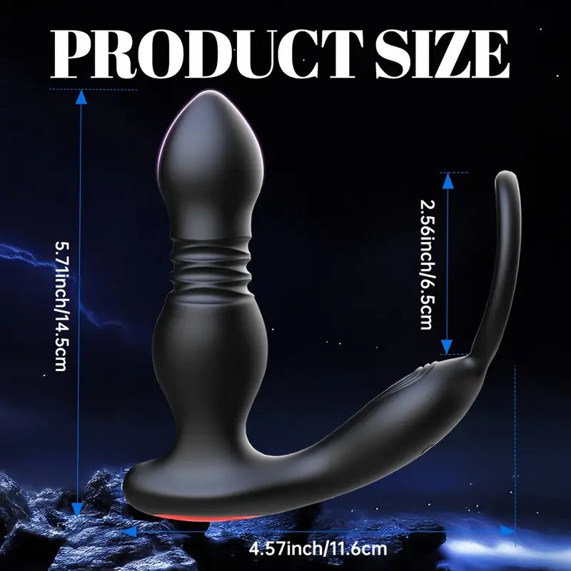 Vibrating Prostate Anal Stimulation 7 Insertion Vibration Modes Anal Plug