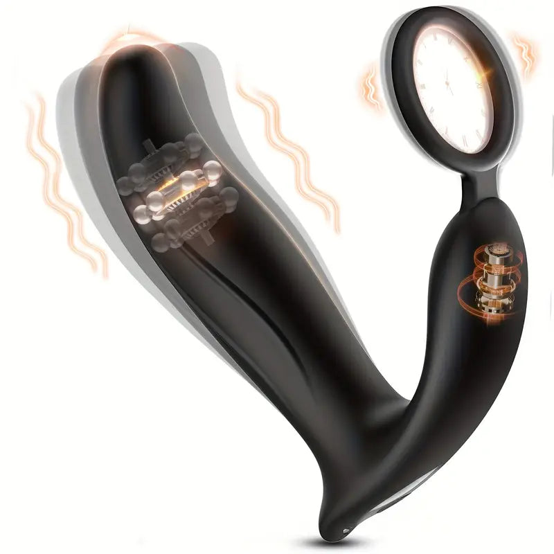 Wiggling Anal Plug Butt Plug Prostate Massager Male Sex Toy Anal Vibrator