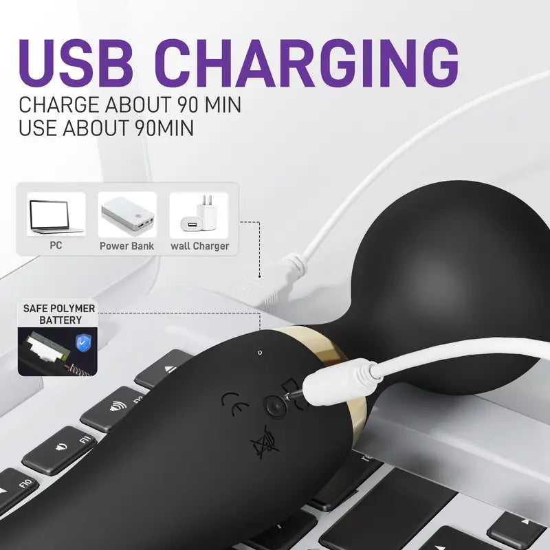 Massage Vibrator Female Pendicular Stimulation Anal Masturbation Toy