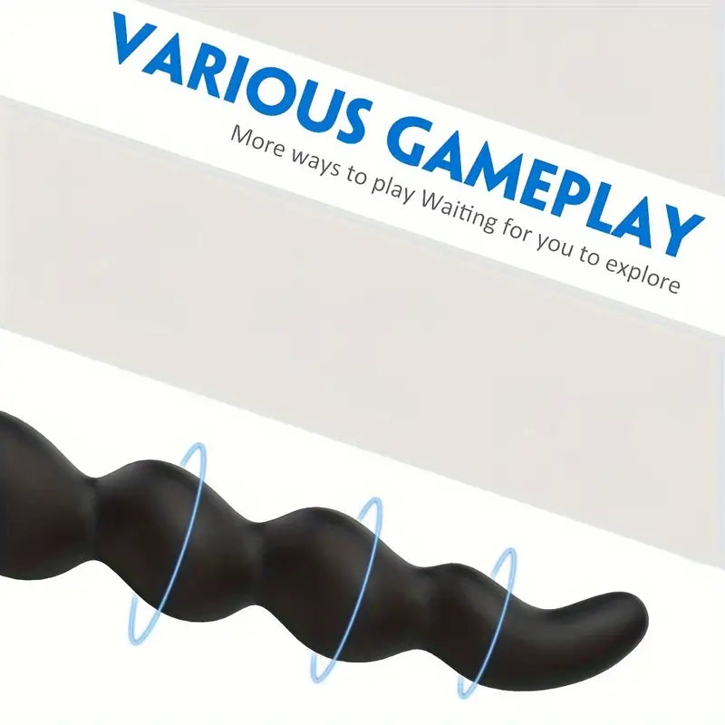 Soft Silicone Women Men Anal Toy Prostate Massager Butt Plug Anal Beads